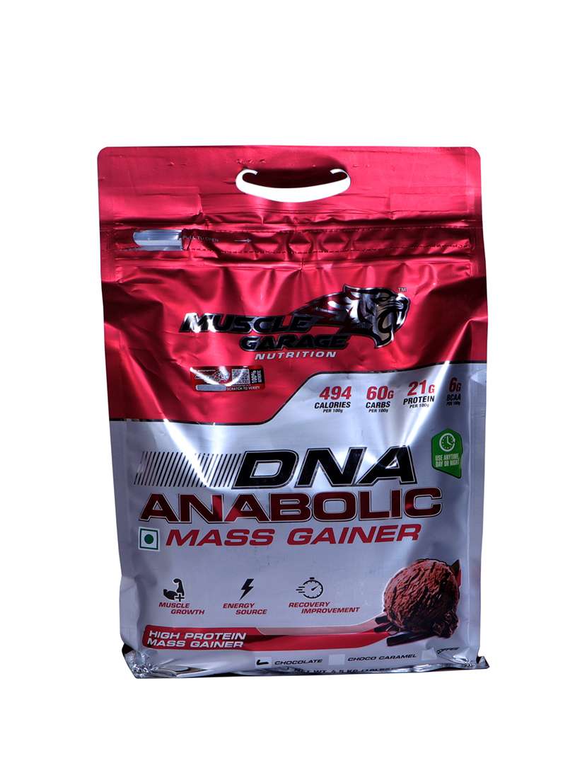 muscle garage dna anabolic high protein powder mass weight gainer  