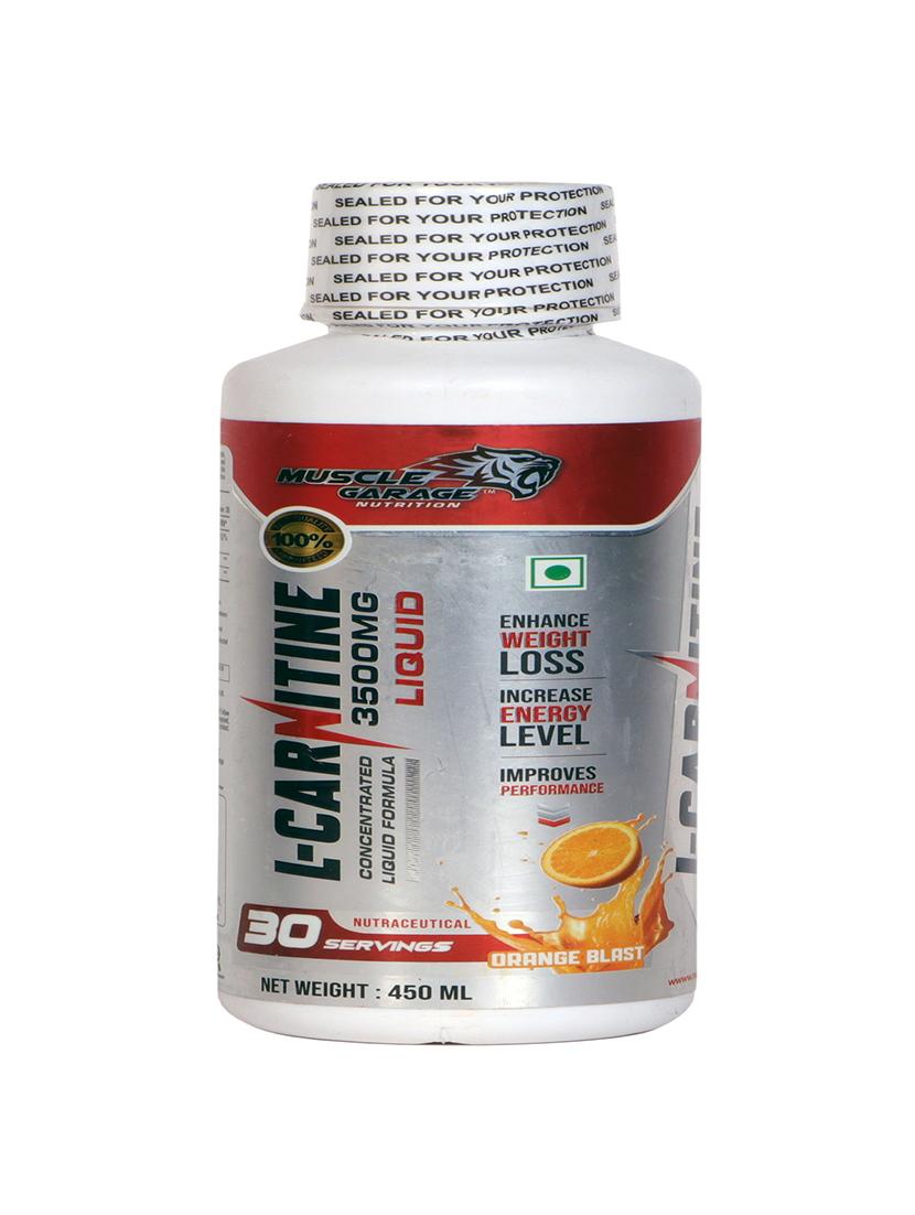 muscle garage l-carnitine 3500mg liquid 30 servings 