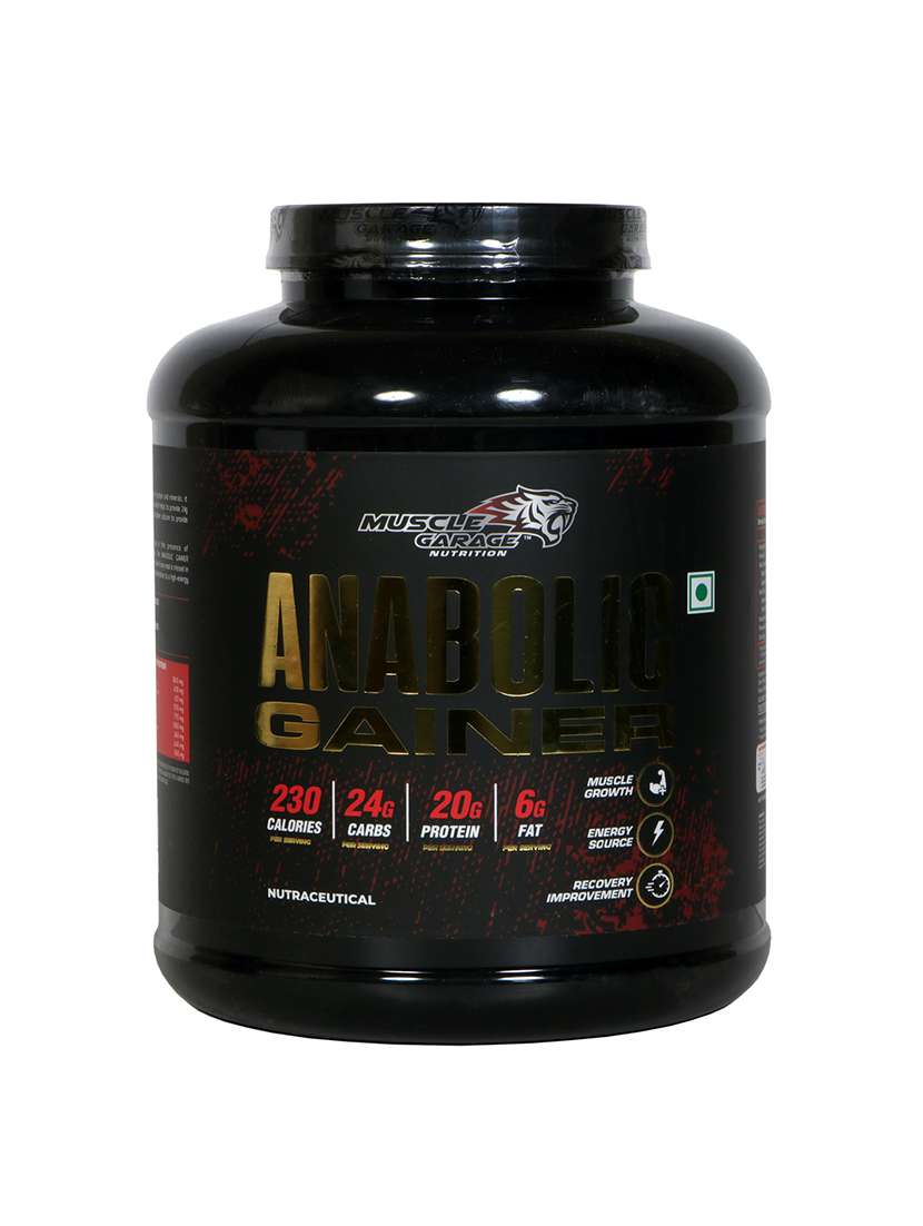 muscle garage anabolic high protein mass weight gainer for muscle building 