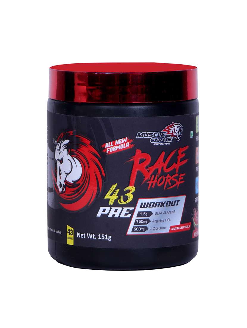 muscle garage race horse pre - workout