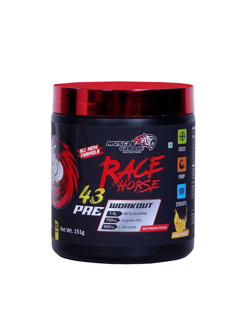 muscle garage race horse pre - workout 
