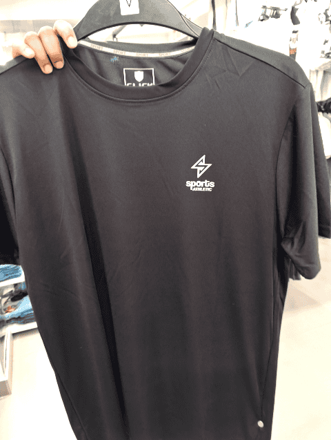 light blue polyester tshirt - 21536305 - Standard Image - 0