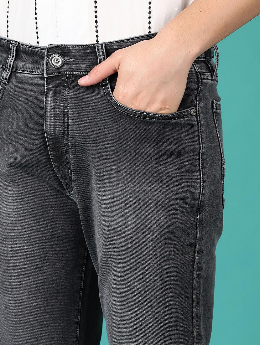 grey cotton jeans - 21536399 - Standard Image - 5