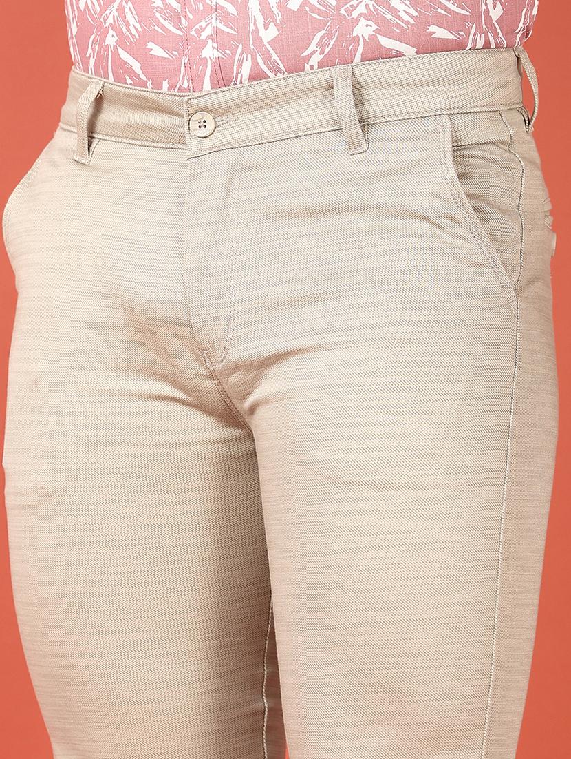 men mid rise solid chinos - 21536440 - Standard Image - 5