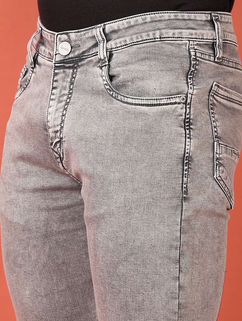 men mid rise plain jeans - 21536467 -  Standard Image - 5