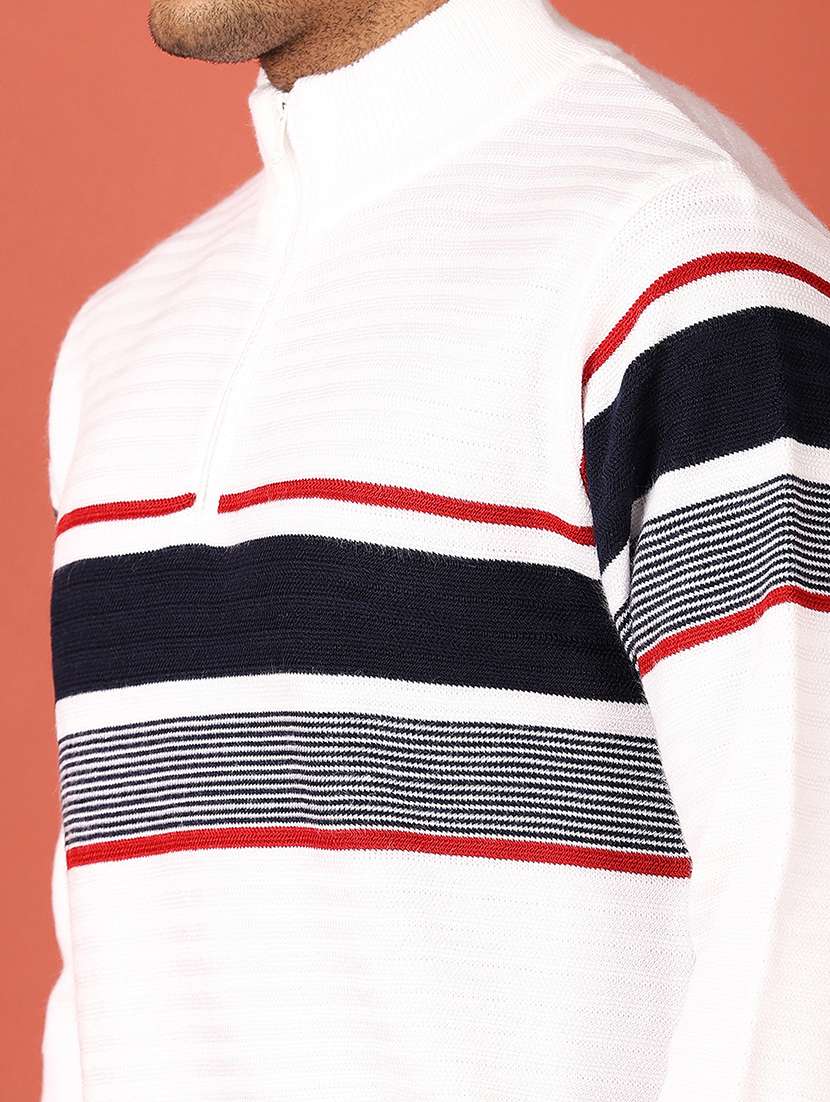 men long sleeves color block pullover - 21536579 -  Standard Image - 5