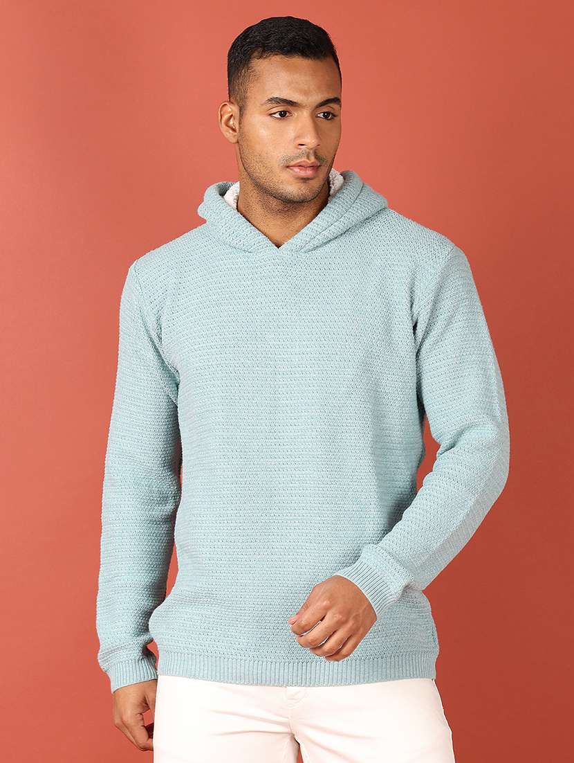 men long sleeves plain pullover