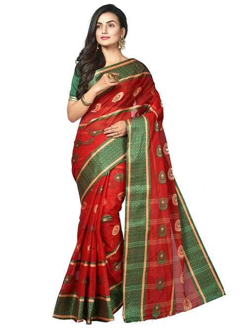 women self design handloom saree - 21536922 -  Standard Image - 0