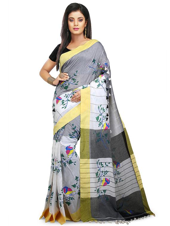 women printed saree