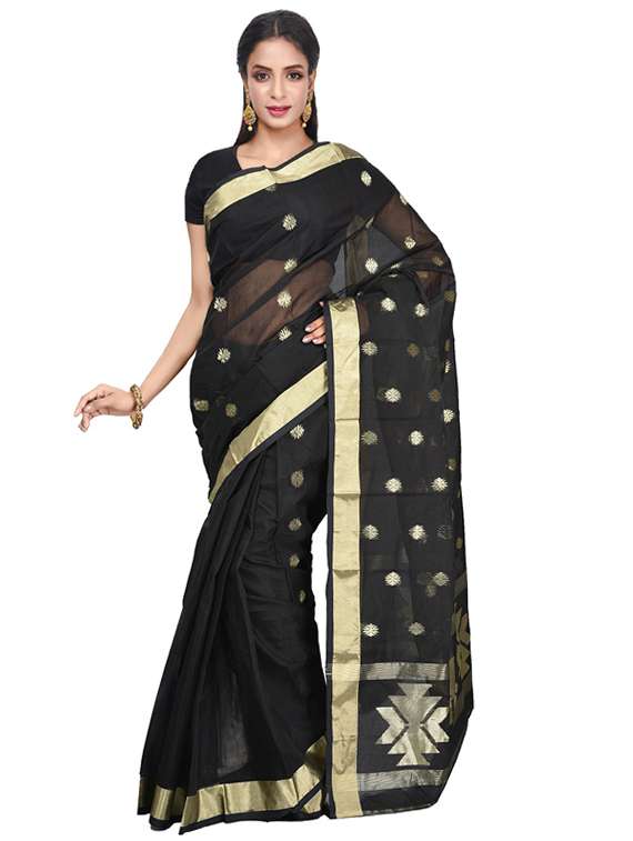 women self design chanderi saree - 21536974 - Zoom Image - 0