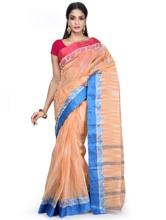 women self design handloom saree