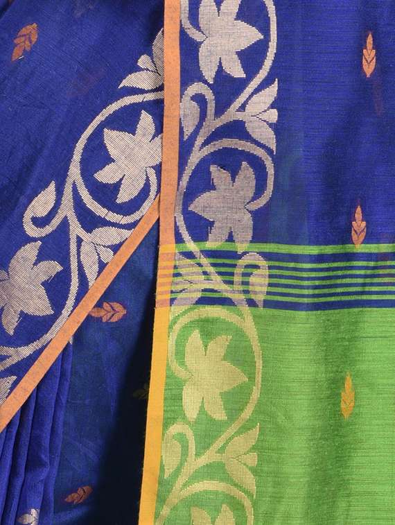 women self design handloom saree - 21536980 -  Standard Image - 3