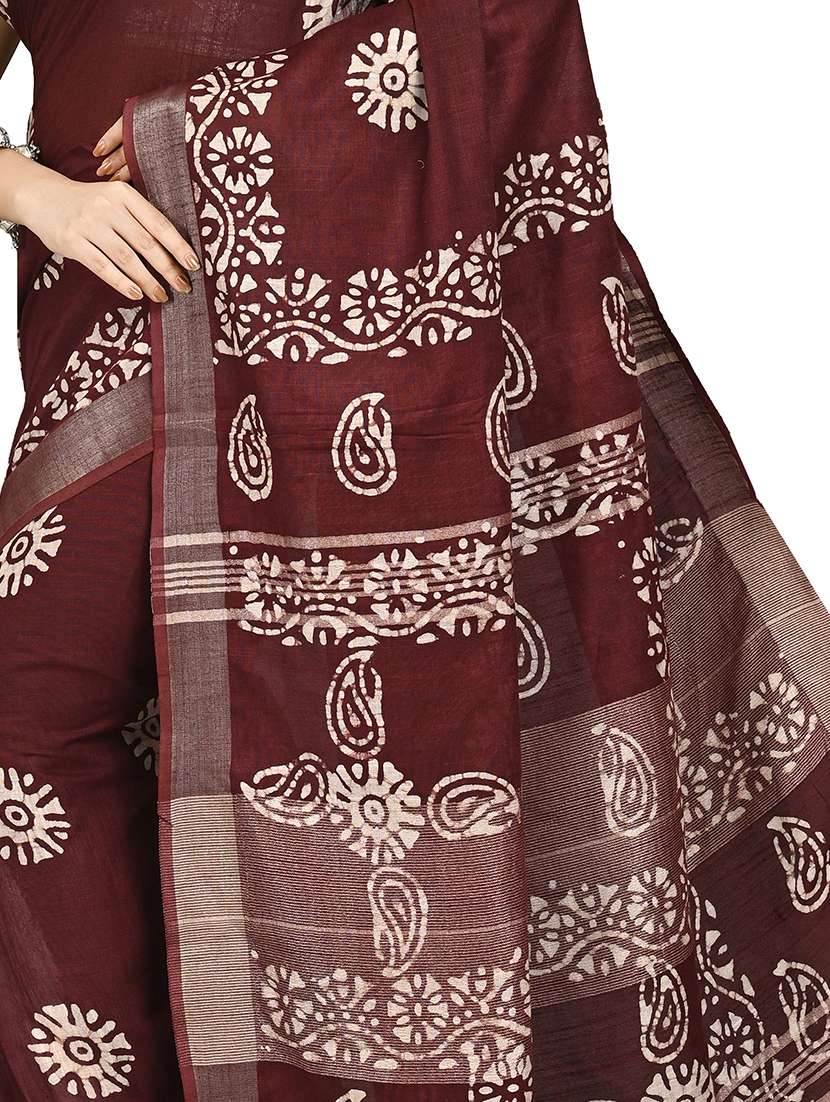 women printed saree - 21537060 - Standard Image - 3