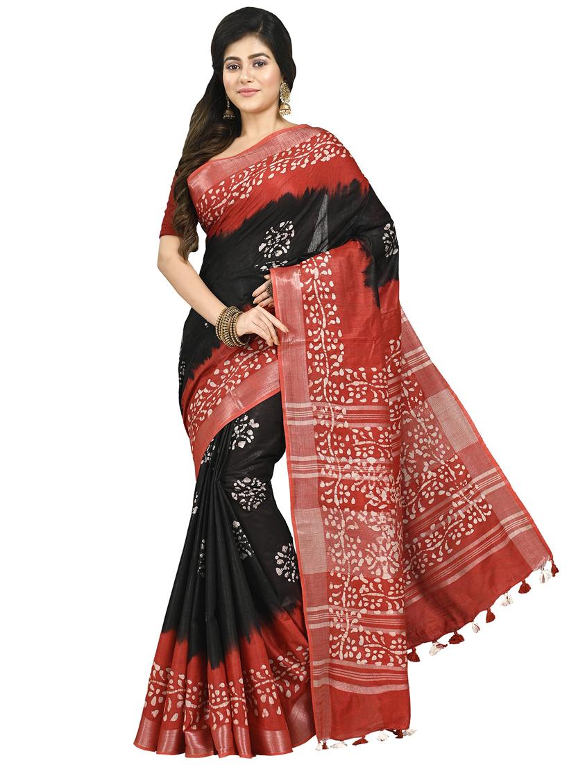 women printed saree - 21537068 - Zoom Image - 0