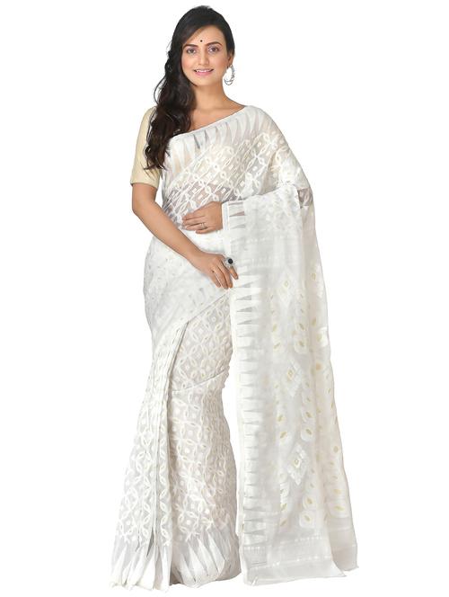 women self design jamdani saree - 21537093 -  Standard Image - 0