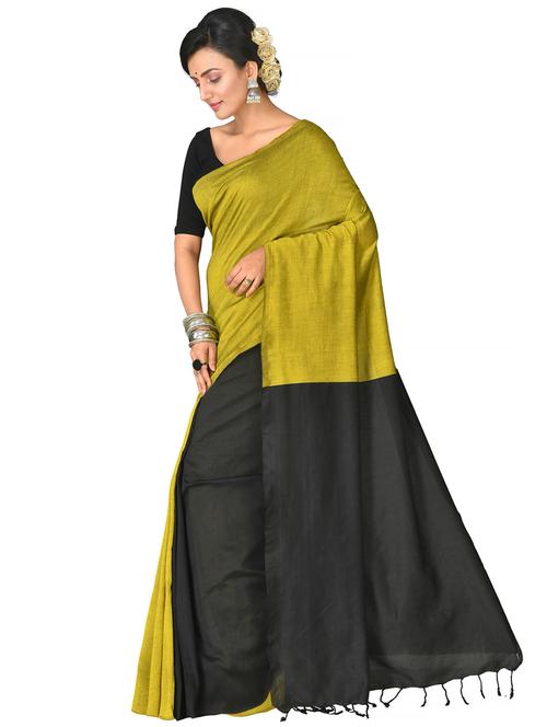 women solid half & half saree  - 21537101 -  Standard Image - 0