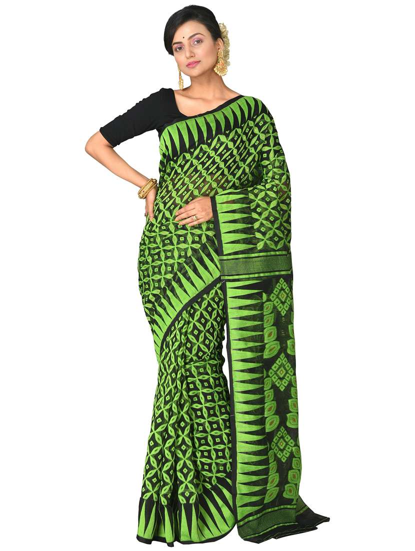 women self design jamdani saree
