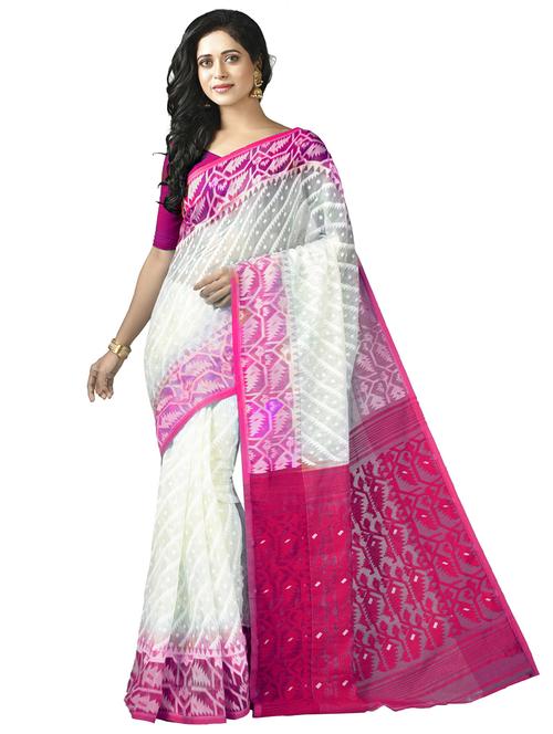 women self design jamdani saree - 21537120 - Standard Image - 0