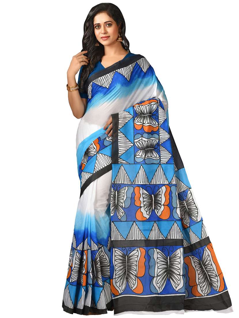 women printed saree