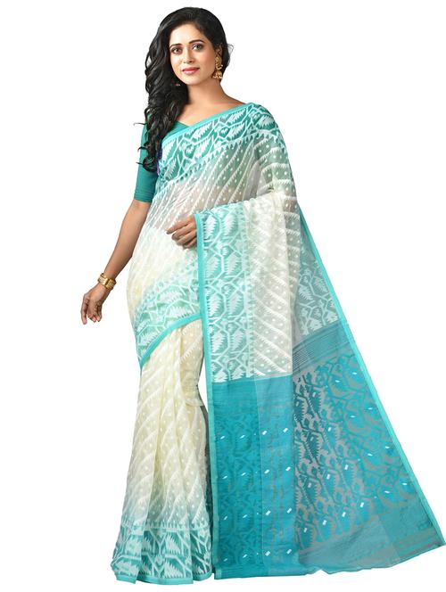 women self design jamdani saree - 21537148 -  Standard Image - 0
