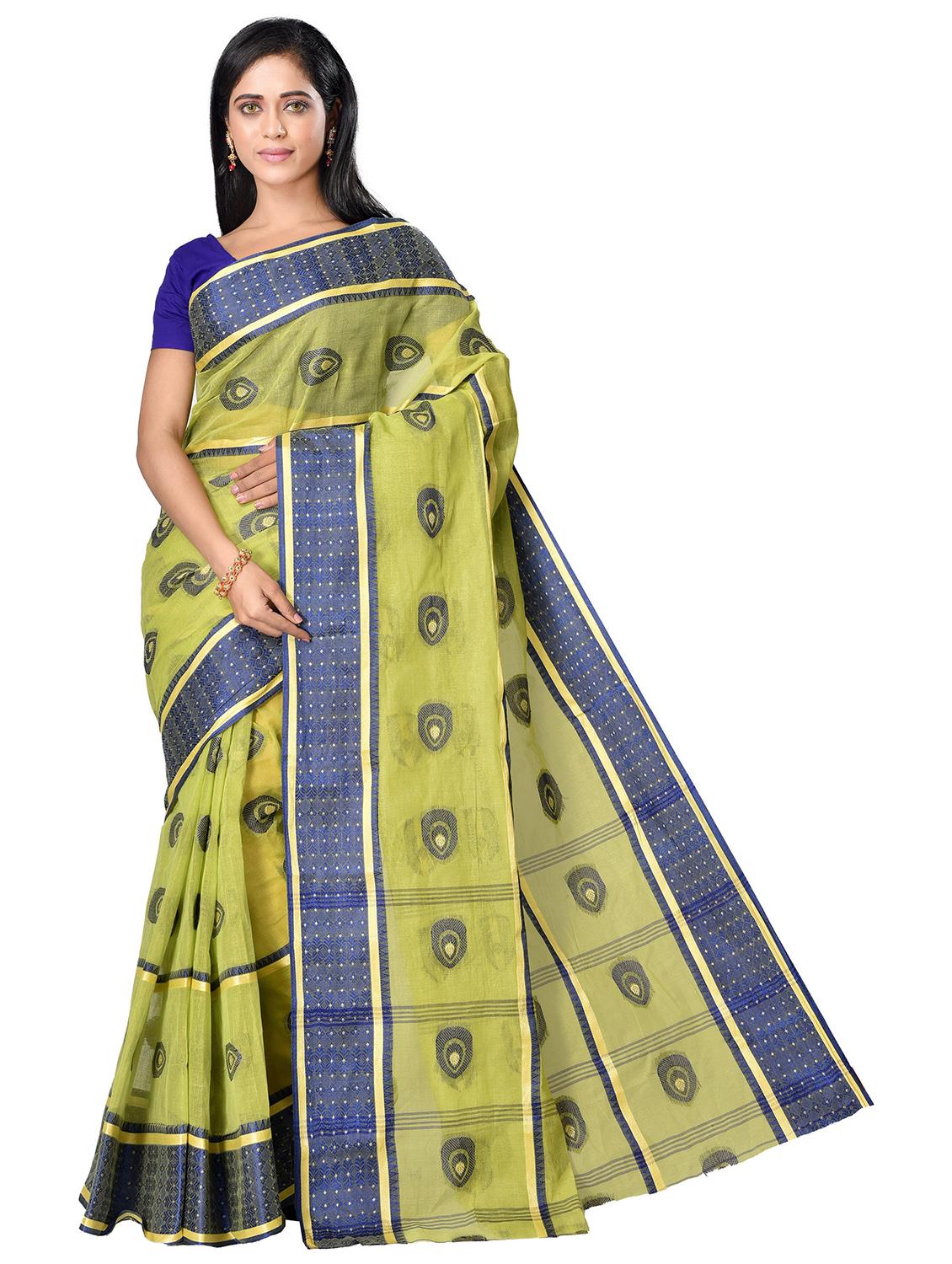women self design handloom saree