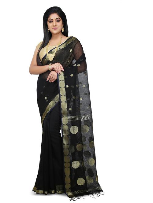 women self design tant saree - 21537235 - Standard Image - 0