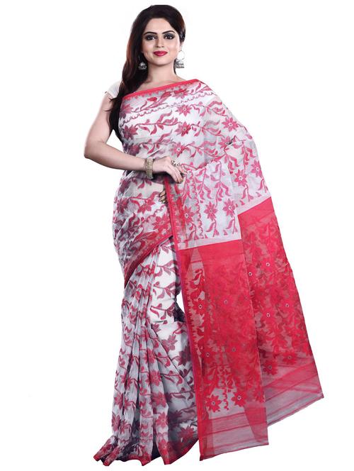 women self design jamdani saree - 21537282 -  Standard Image - 0