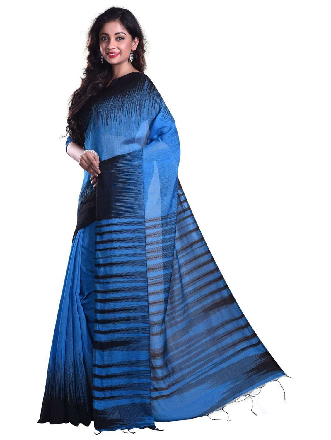 women ikat printed saree