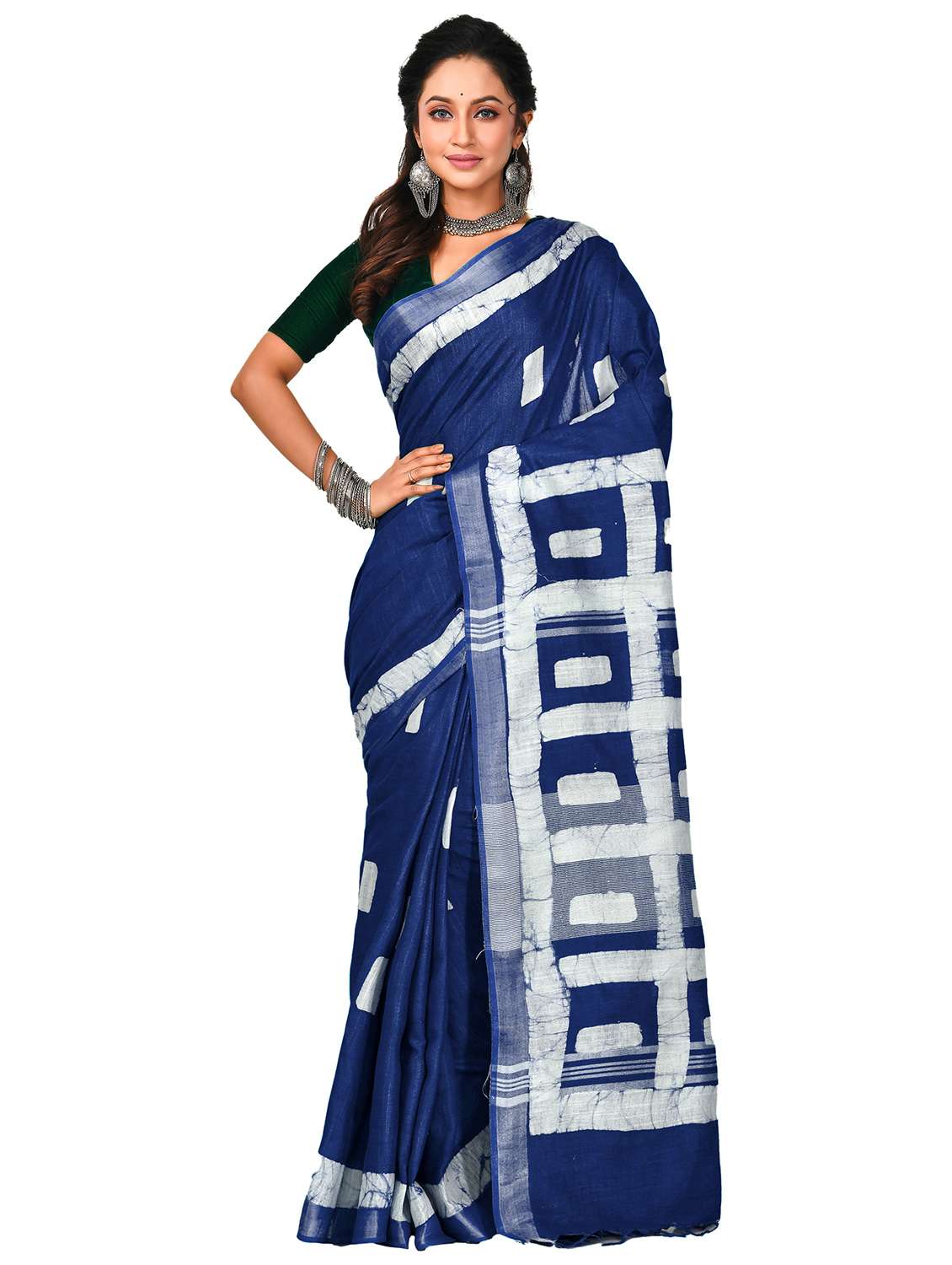 women printed saree