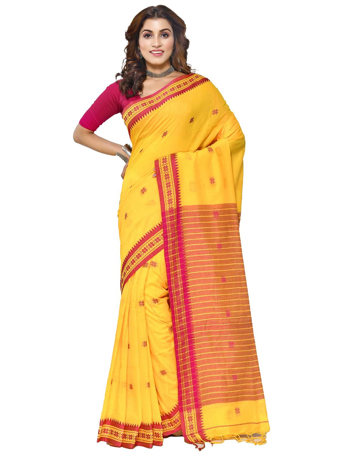women self design handloom saree