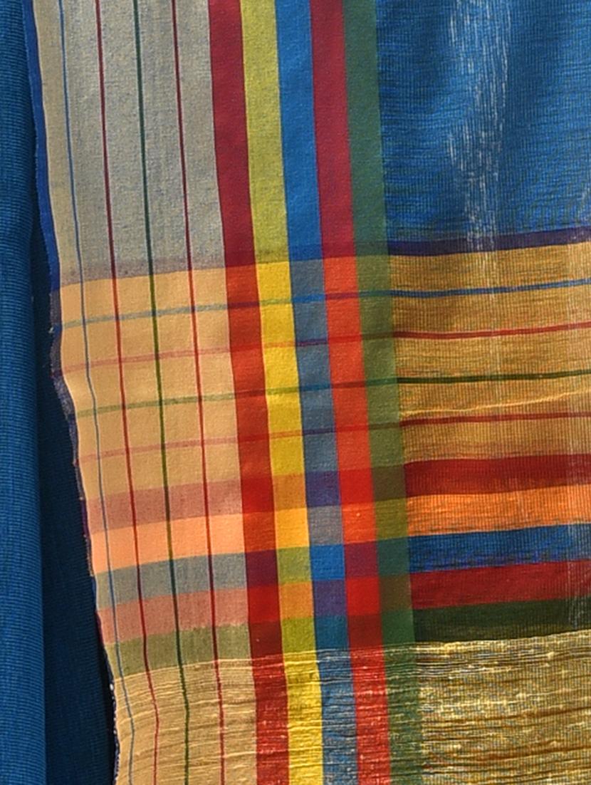 women solid handloom saree - 21537446 - Standard Image - 3