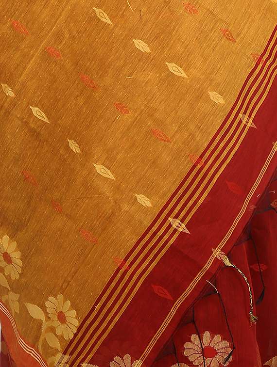 women self design handloom saree - 21537493 - Standard Image - 3