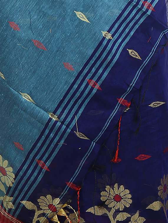 women self design handloom saree - 21537502 - Standard Image - 3