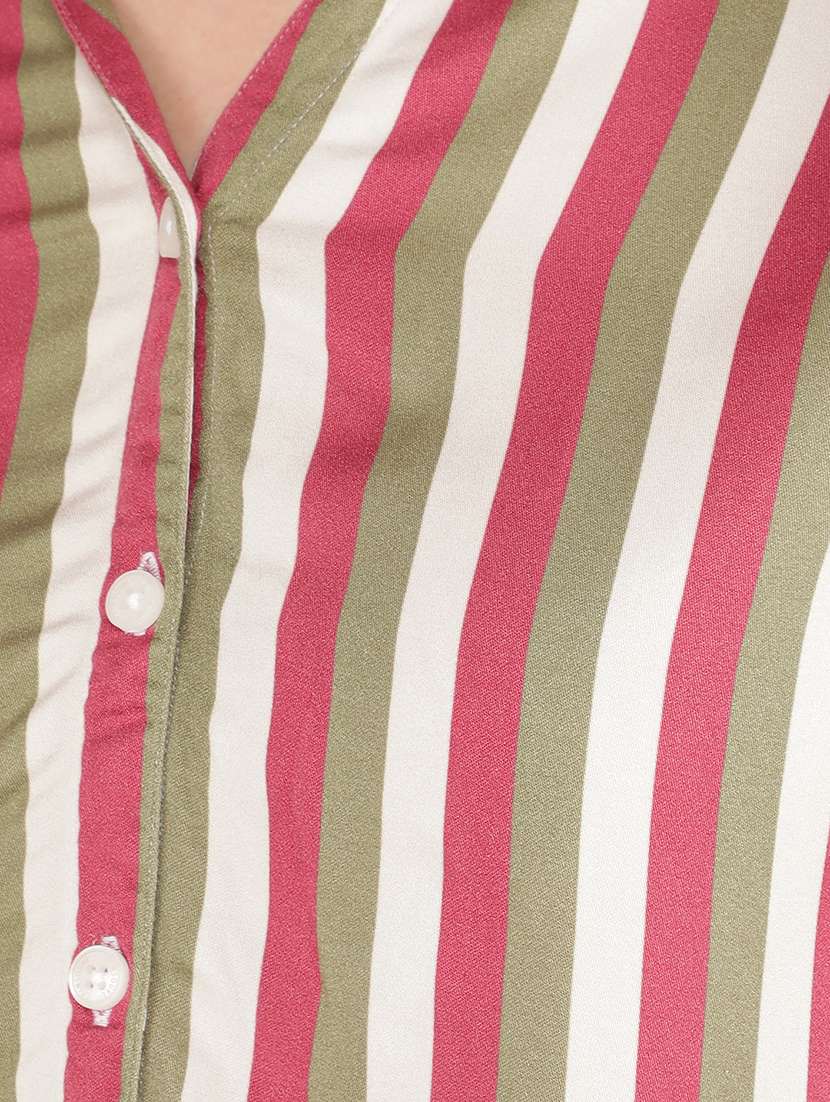 women striped long sleeve shirt - 21537720 -  Standard Image - 5