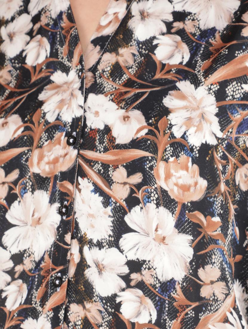 women floral printed collared shirt - 21537726 - Standard Image - 5