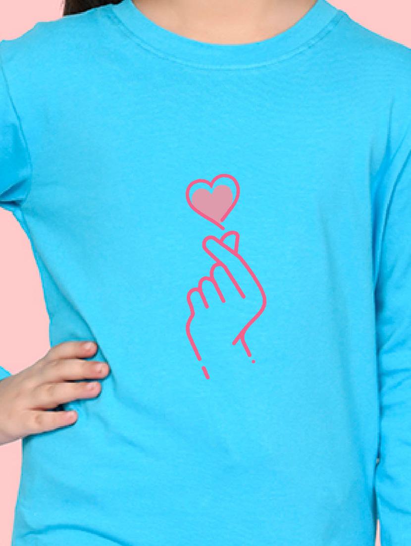 girls round neck printed regular tee - 21538369 - Standard Image - 3