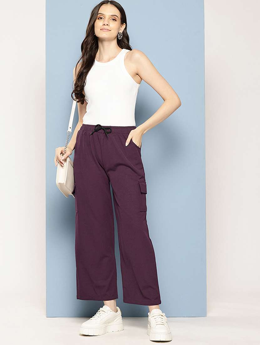 women solids high rise cargo - 21538560 -  Standard Image - 3