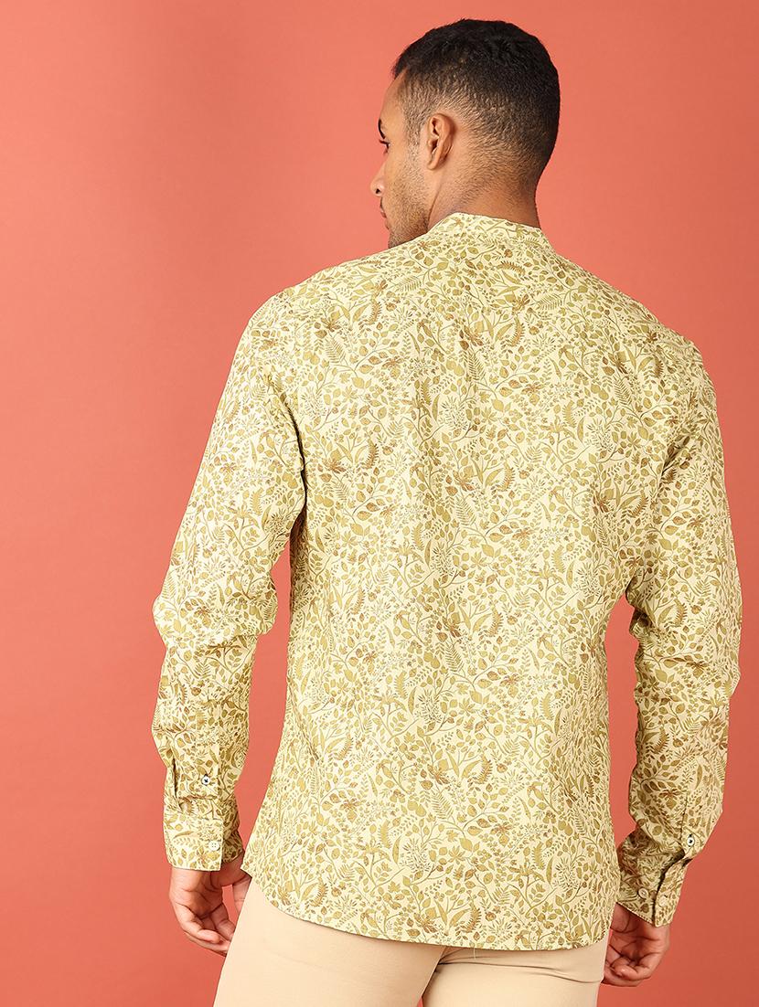 men printed long sleeve casual shirt - 21538592 - Standard Image - 3