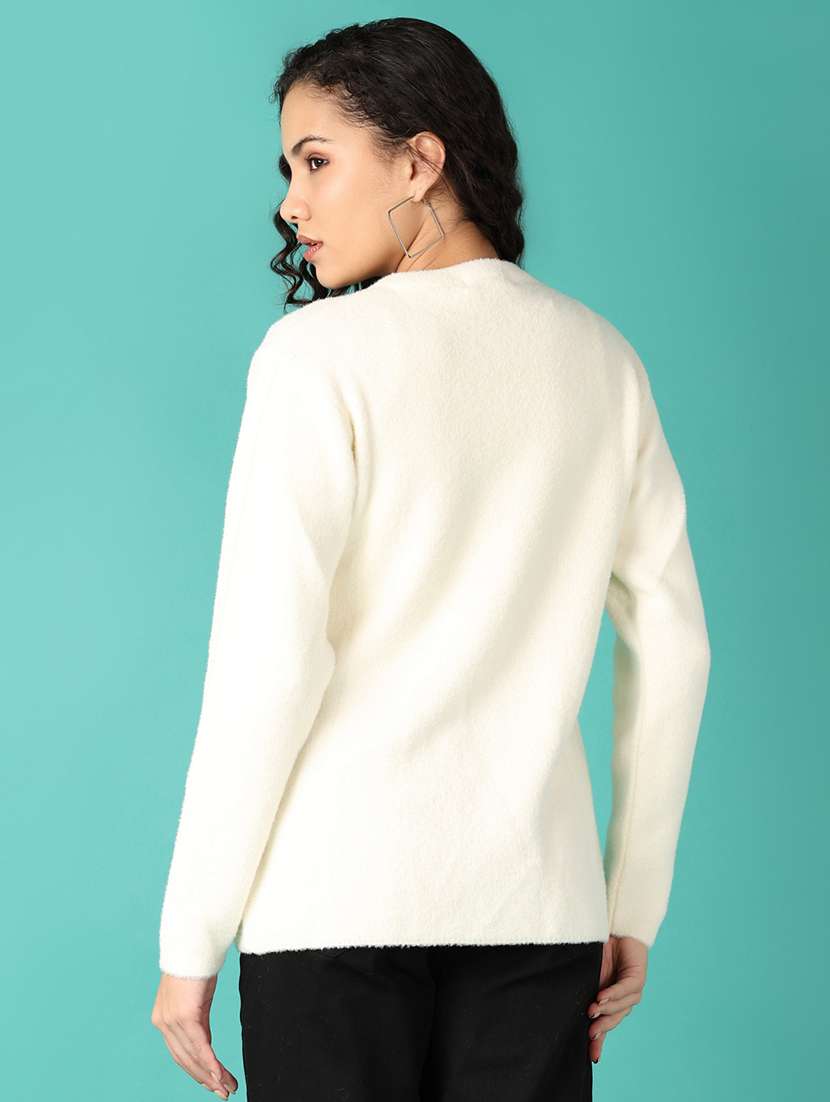 women self design long sleeve cardigan - 21538603 -  Standard Image - 3