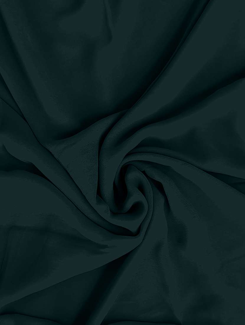 women teal green plain saree - 21539056 -  Standard Image - 3