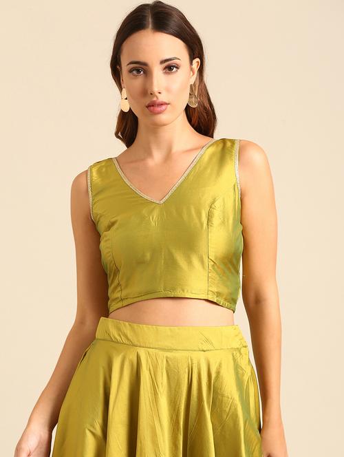 women solid sleeveless blouse - 21539119 -  Standard Image - 0