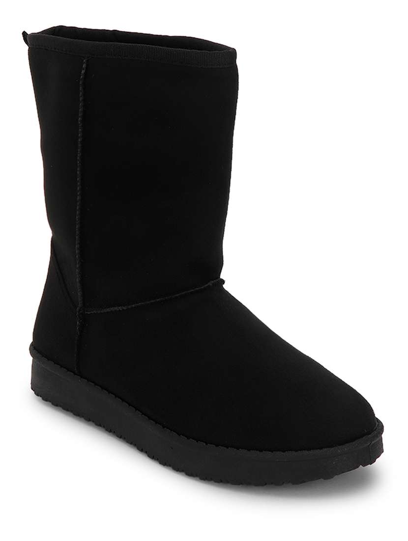 women solid ankle length boots - 21539177 - Zoom Image - 0