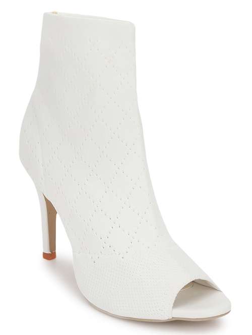 women solid peep toe stiletto sandal