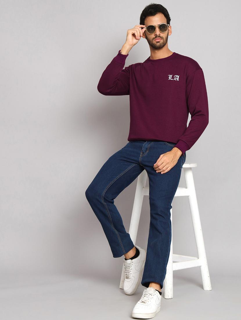 men long sleeves front & back print sweatshirt - 21539522 - Standard Image - 3