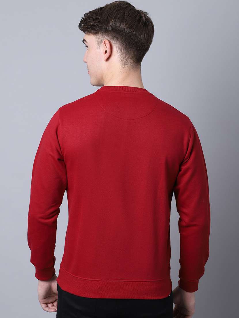 men long sleeves front print sweatshirt - 21539733 - Standard Image - 3