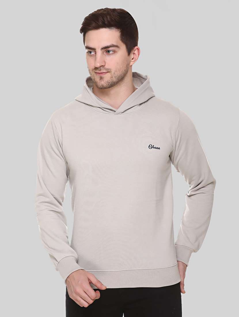men long sleeves plain sweatshirt