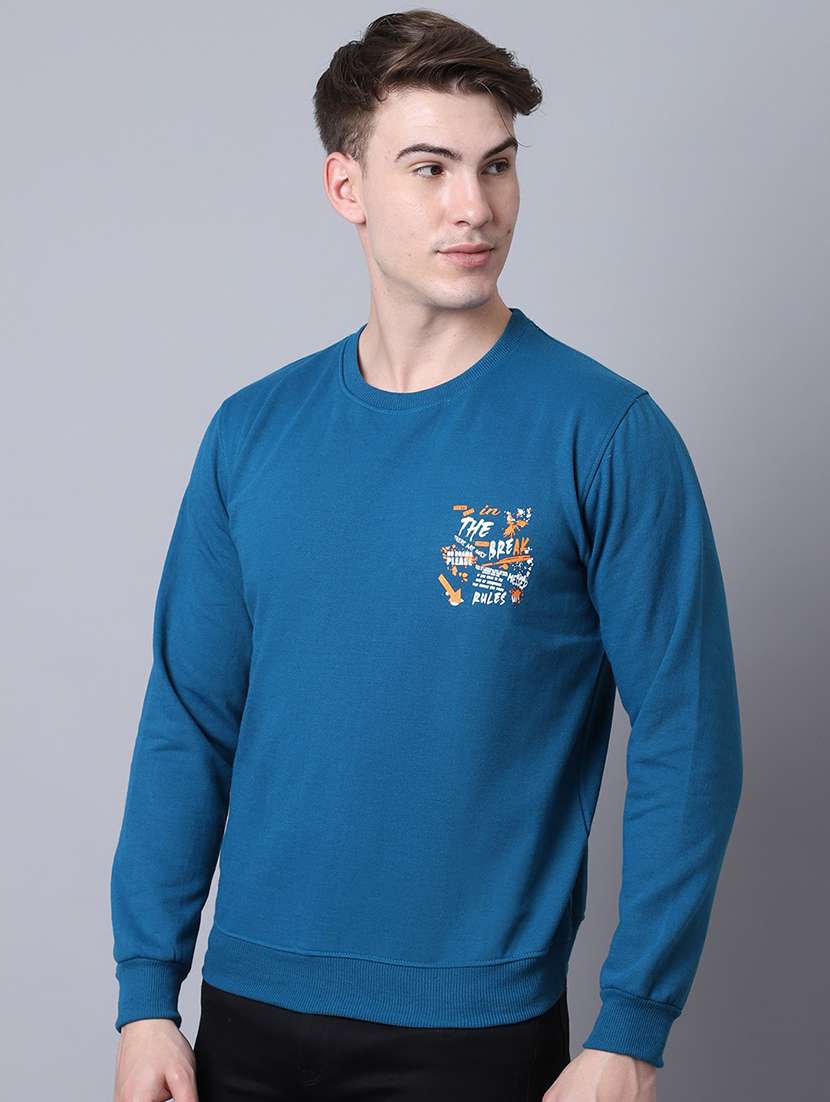 men long sleeves front & back print sweatshirt - 21539852 - Zoom Image - 0