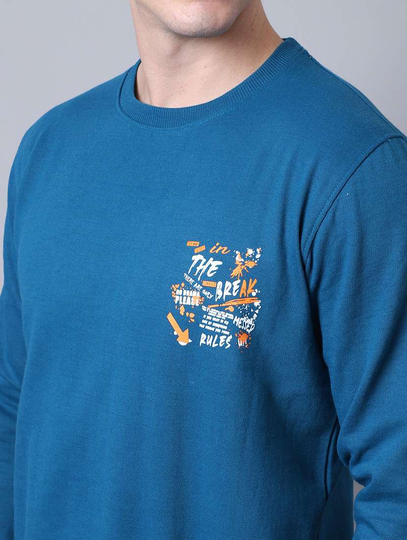 men long sleeves front & back print sweatshirt - 21539852 - Standard Image - 3