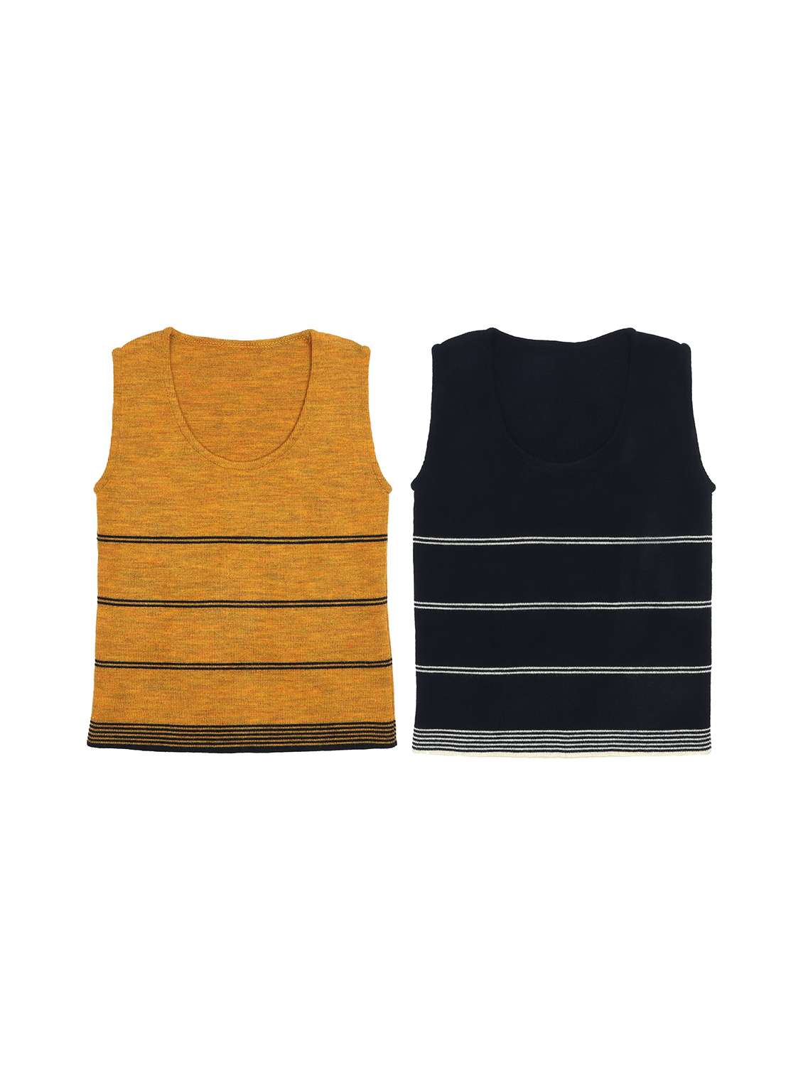 pack of 2 boys striped sleeveless sweater