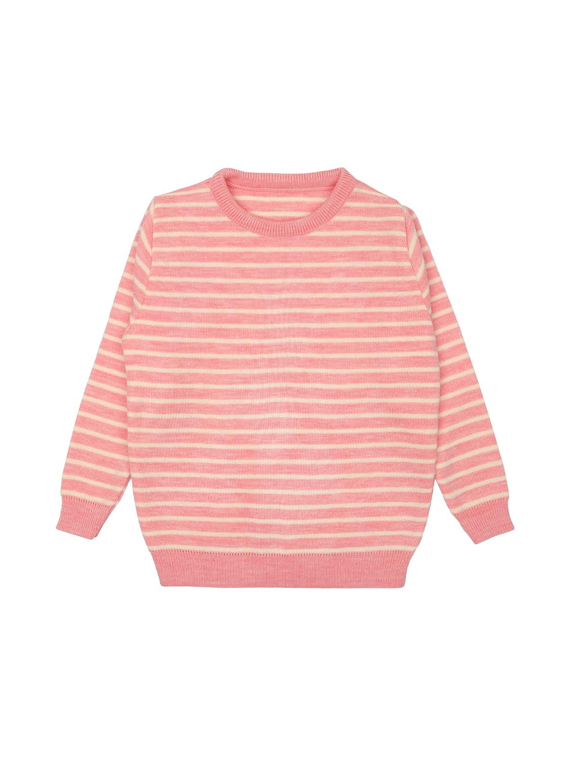 girls self design round neck sweater - 21542479 - Zoom Image - 0